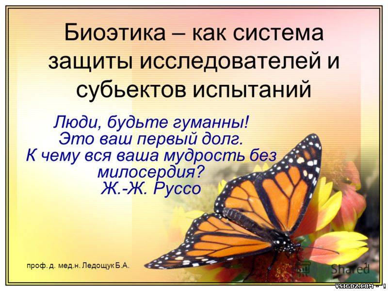 Презентація «Біоетика»