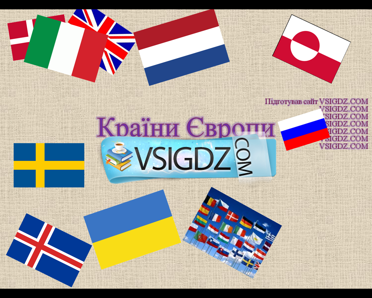 Презентація Країни Європи