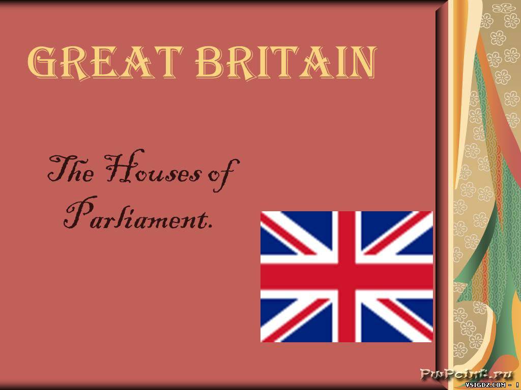 Презентація Great Britain. The Houses of Parliament