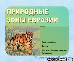 ПРЕЗЕНТАЦІЯ ПРИРОДНІ ЗОНИ ЄВРАЗІЇ