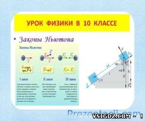 Презентація ЗАКОНИ НЬЮТОНА (10 КЛАС)
