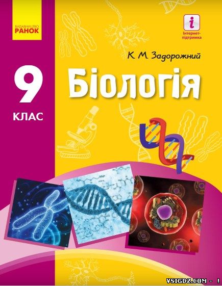 БІОЛОГІЯ 9 КЛАС ЗАДОРОЖНИЙ 2017 РІК (НОВА ПРОГРАМА)